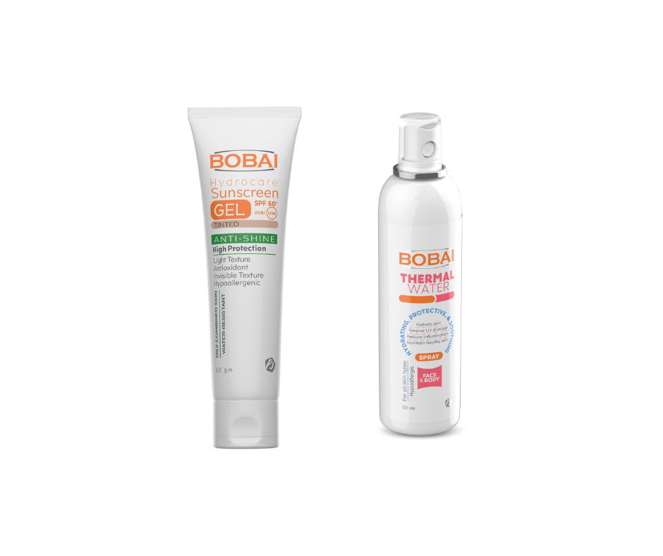 بوباي صن اسكرين جل تيندد 50 مل + بوباى مياه حراريه 120 مل عرض